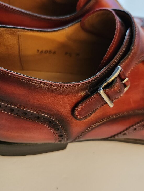 blue Sole men\'s leather dress shoes  size: 9.5  made in Spain main image 12